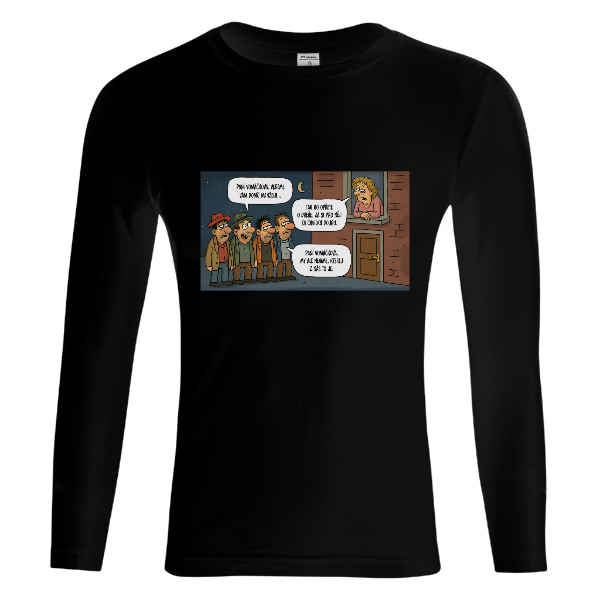 Tričko s potiskem Jiránkův fór - Opilci vedou manžela domů